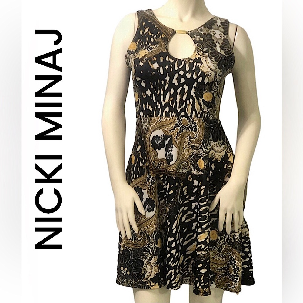Nicki Minaj Fit & Flare Dress Size M